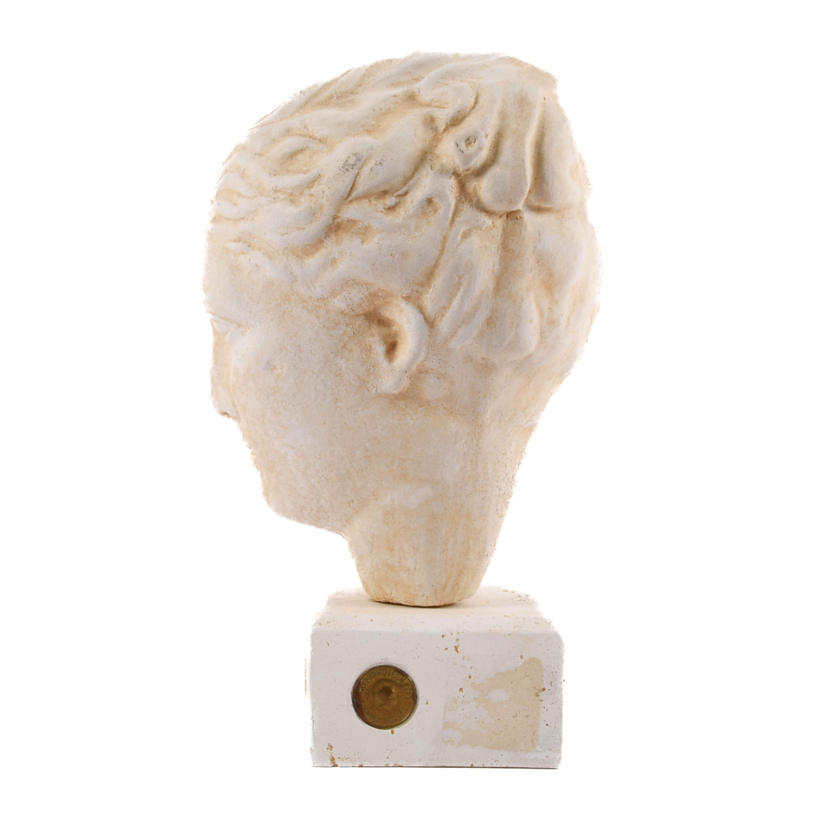 Greek Goddess Hygeia Stone Bust by Nick Botsas-3