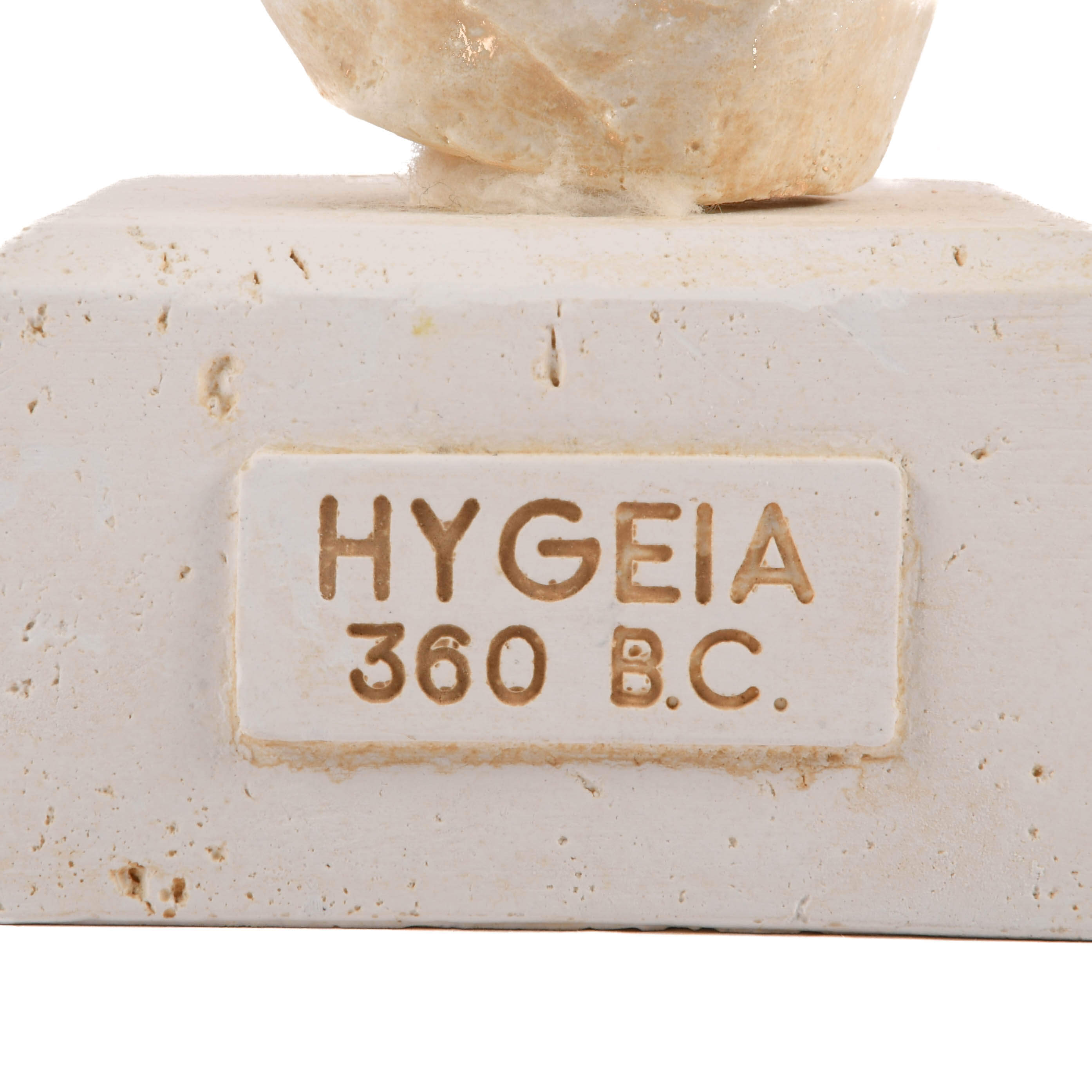 Greek Goddess Hygeia Stone Bust by Nick Botsas-2