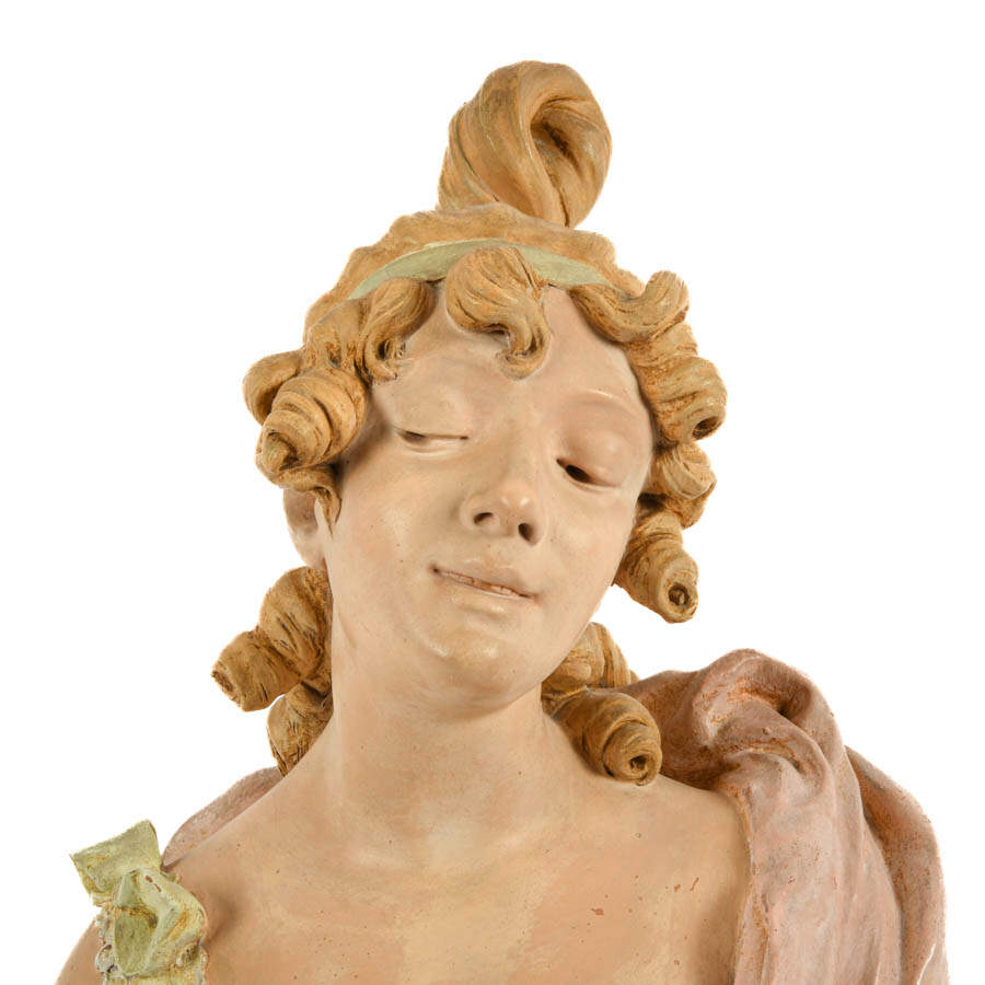 Art Nouveau Coquette Bust by Rossi-2