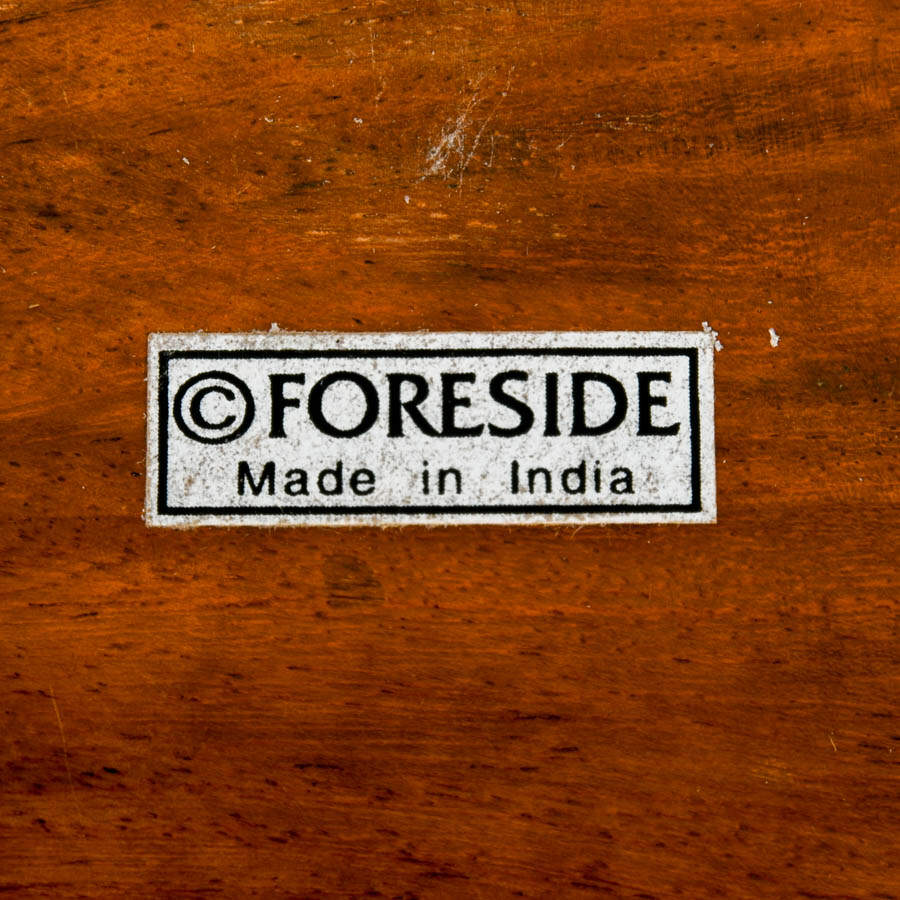 Mid-Century Indian Campaign-Style Wooden Storage Box-7
