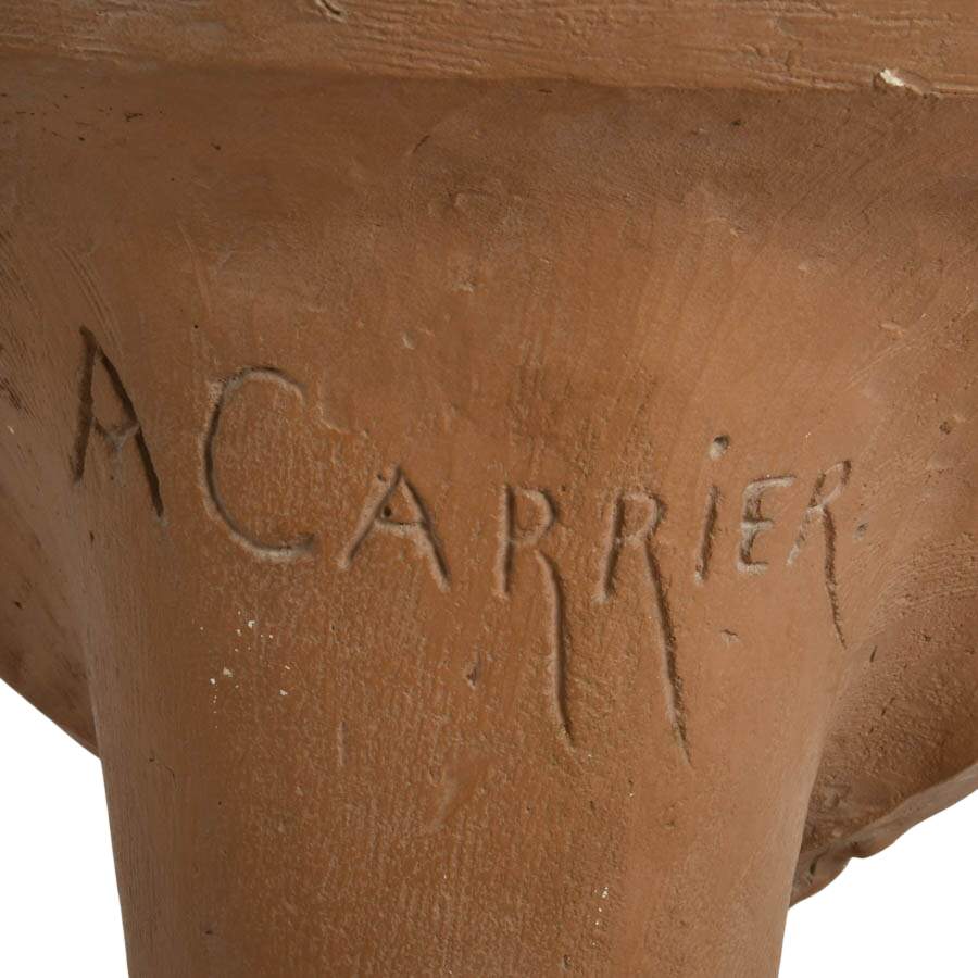 Ceramic Bust of Marie-Antoinette After Albert Ernest Carrier-Belleuse-7