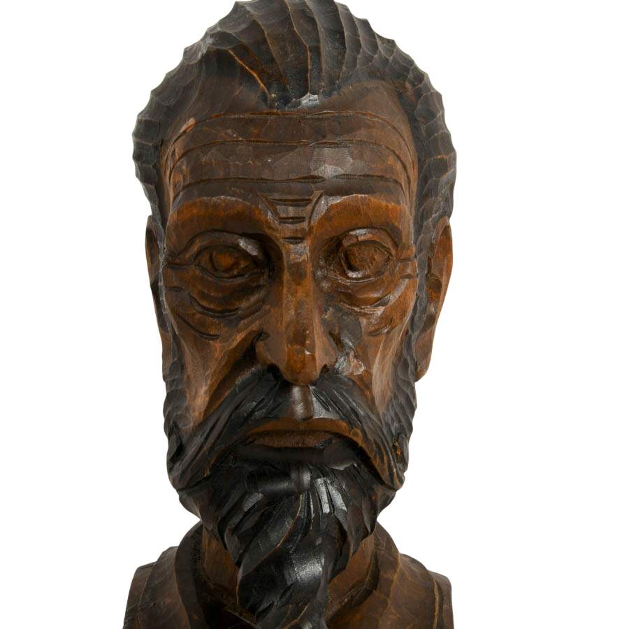 Hand-Carved Wooden Don Quixote by Ouro Artesania-2