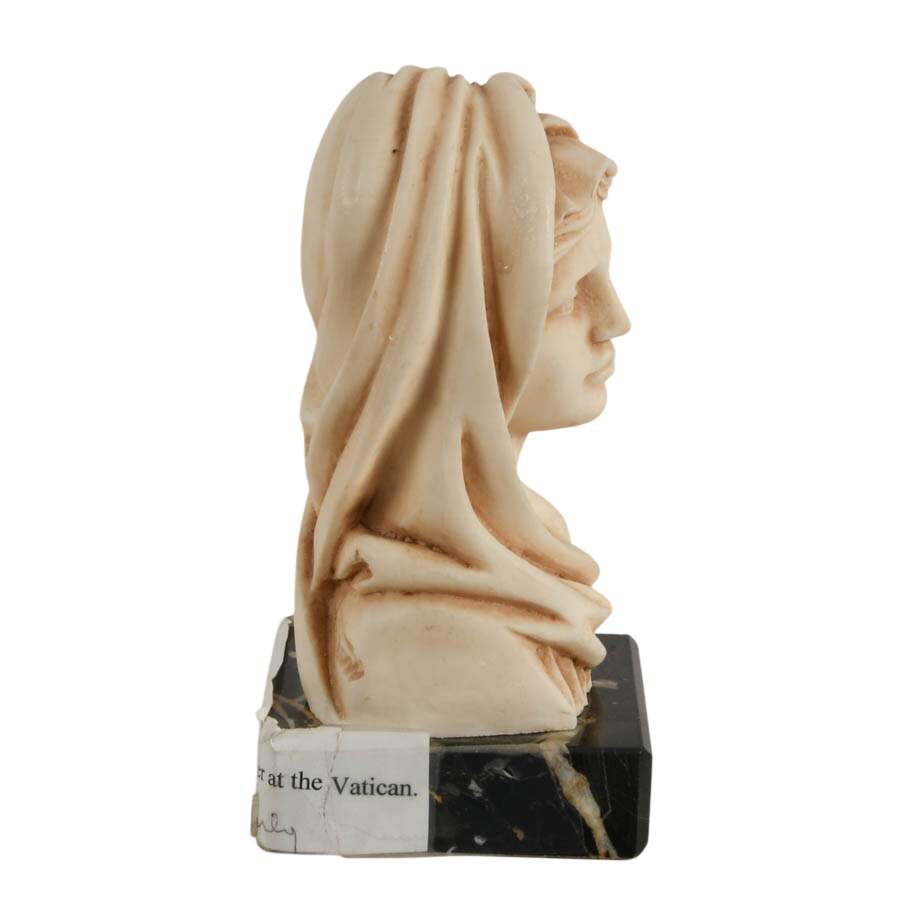 Pope Benedict XVI Blessed Madonna Resin and Stone Sculpture-6