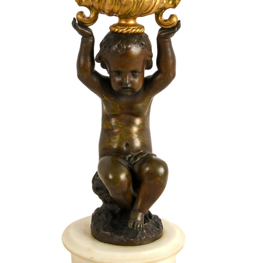 Pair of 19th-Century French Louis XVI-Style Candelabras-2