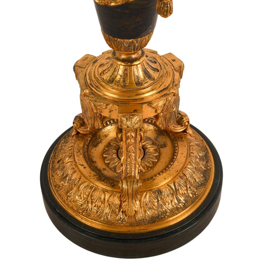 Antique French-Style Gilt Bronze Candelabra-7