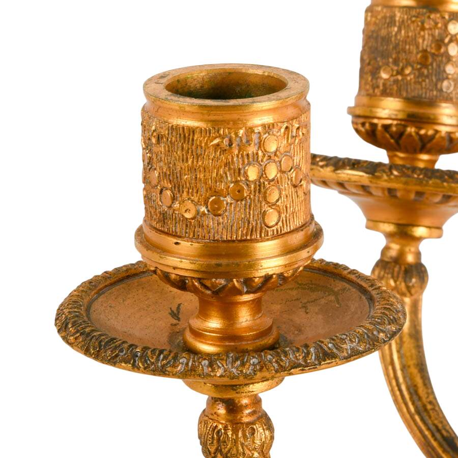 Antique French-Style Gilt Bronze Candelabra-5