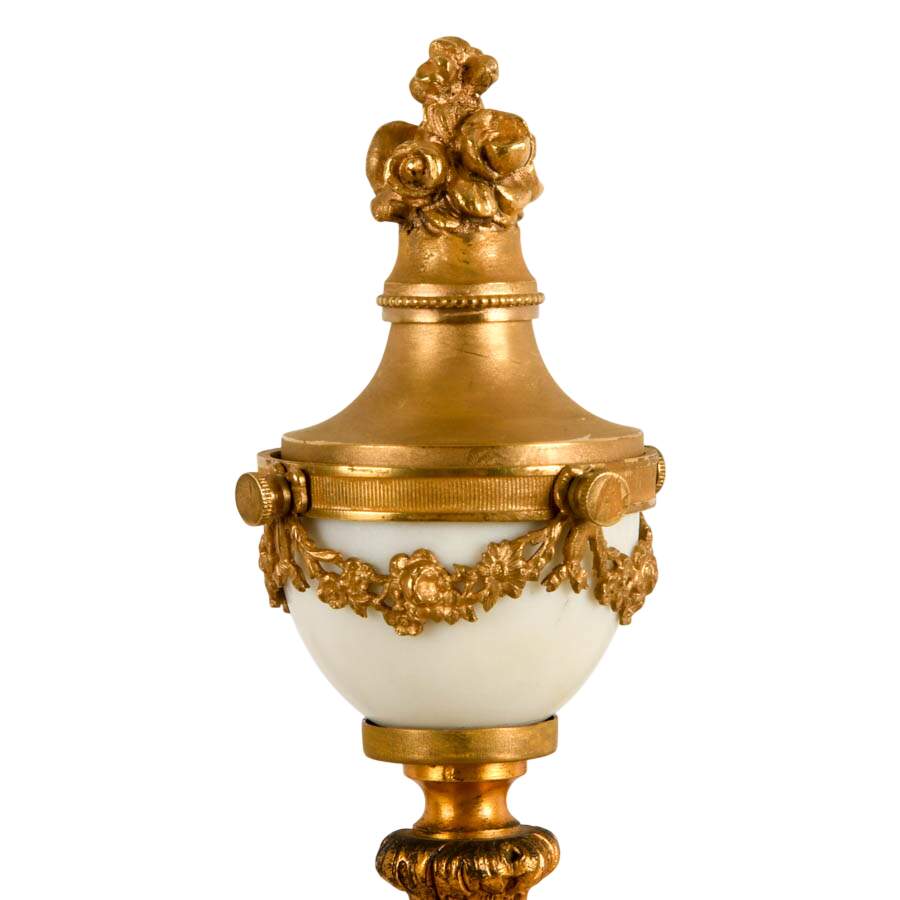 Antique French-Style Gilt Bronze Candelabra-4
