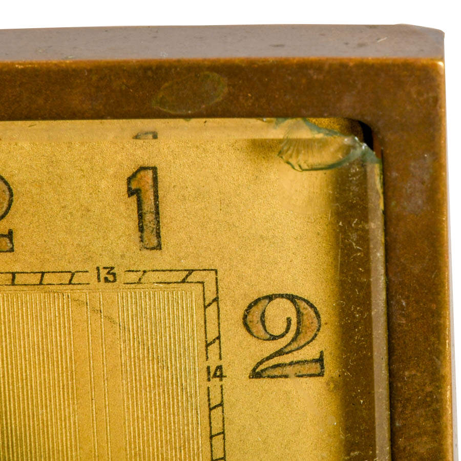 Art Deco J.E. Caldwell 8-Day Swiss Alarm Clock-2