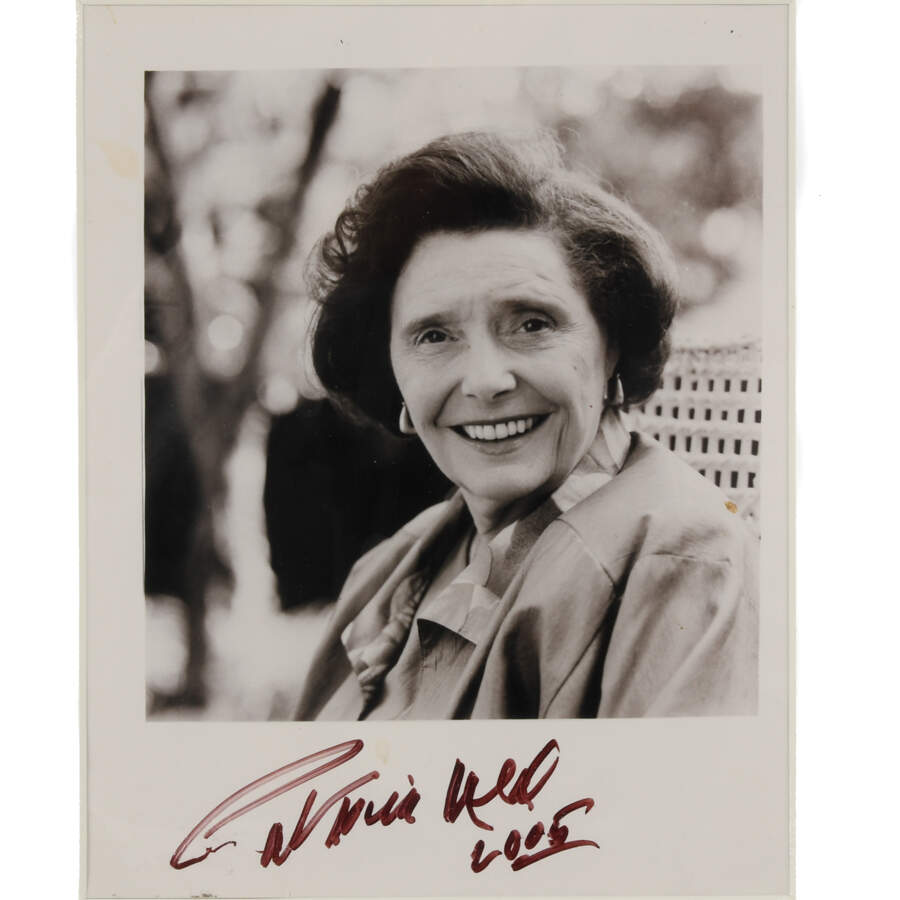 Framed Signed Autograph of Actress Patrica Neal-3