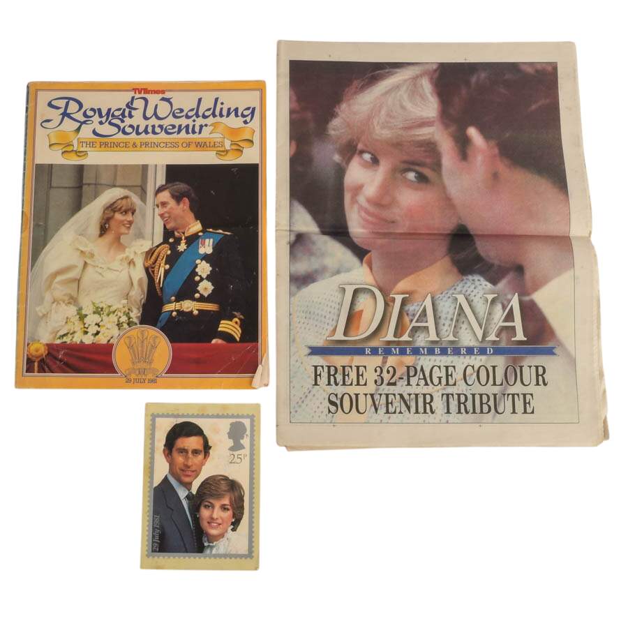 Collection of Princess Diana and Charles Souvenirs-1