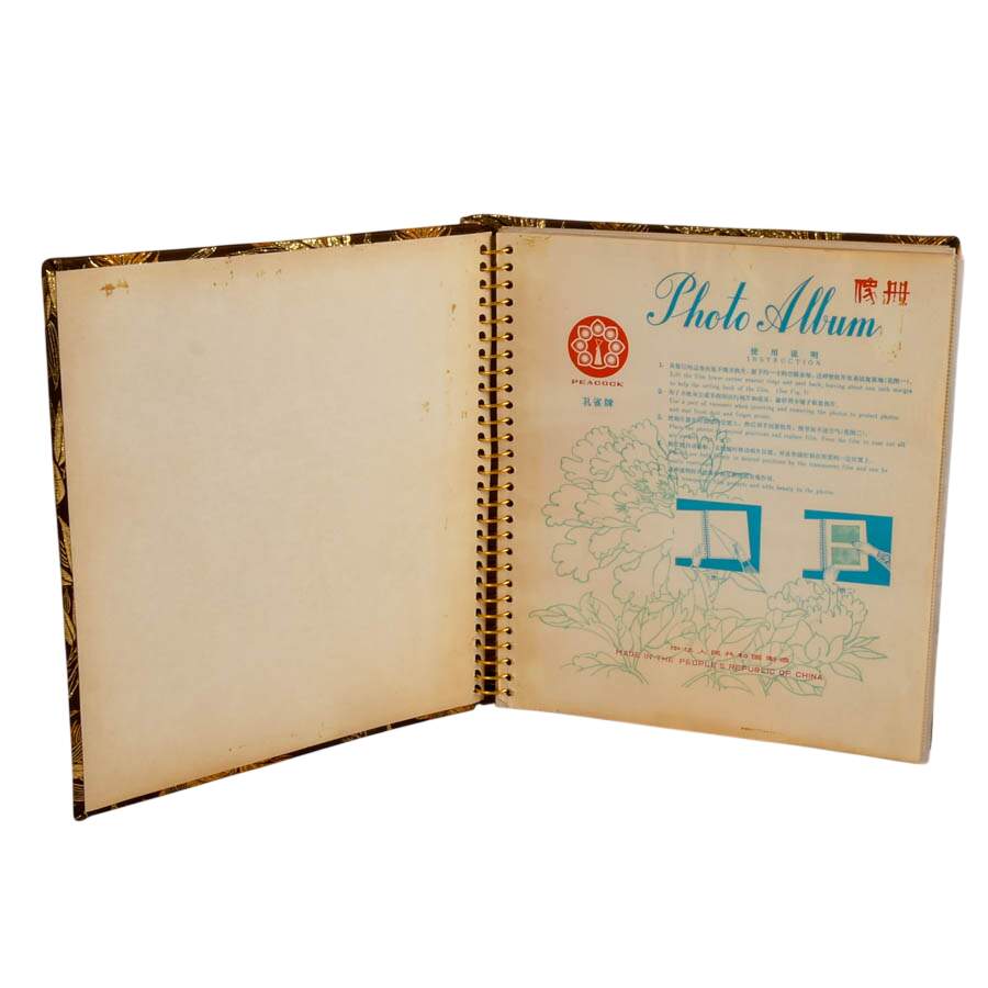 Three Chinese Fabric Photograph Albums-3