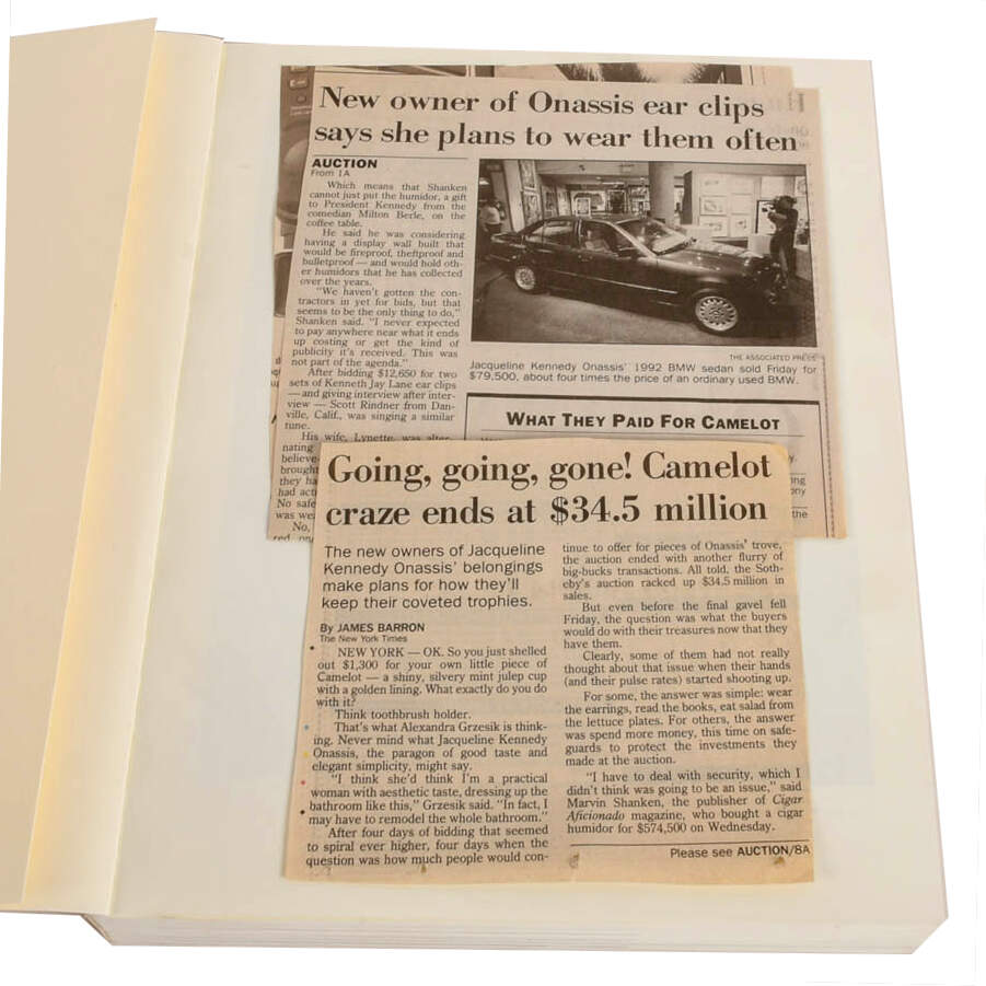 Sotheby's 1996 "Estate of Jacqueline Kennedy Onassis" Auction Catalog-2