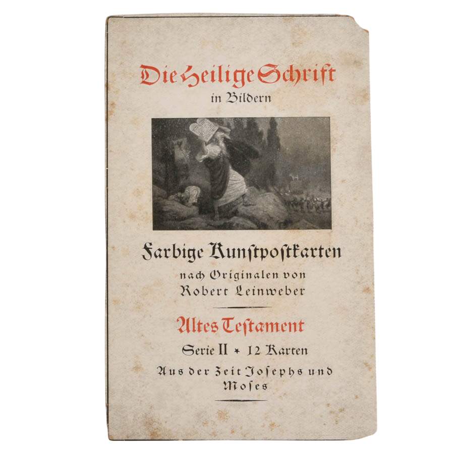 17 "Die Heilige Schrift" by Sarbige Art Postcards After Robert Leinweber-4