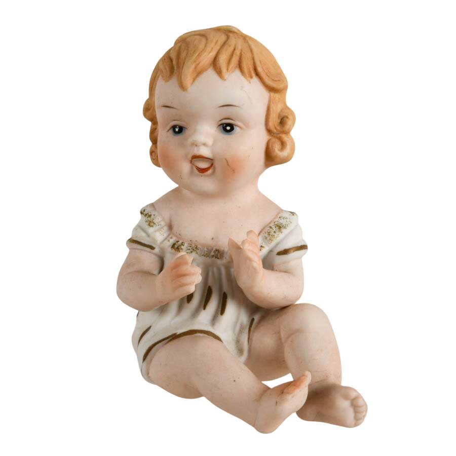 Trio of Japanese Bisque Piano Babies-8