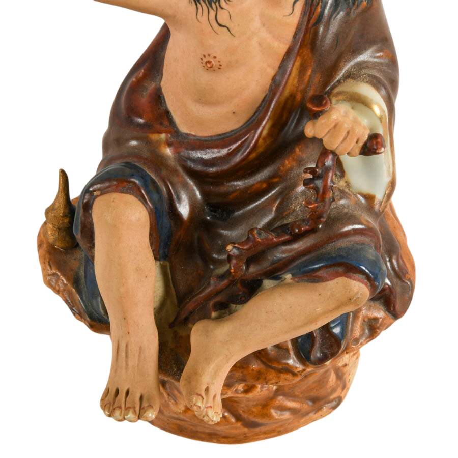 Antique Chinese Shiwan Li Tieguai Porcelain Figure-6
