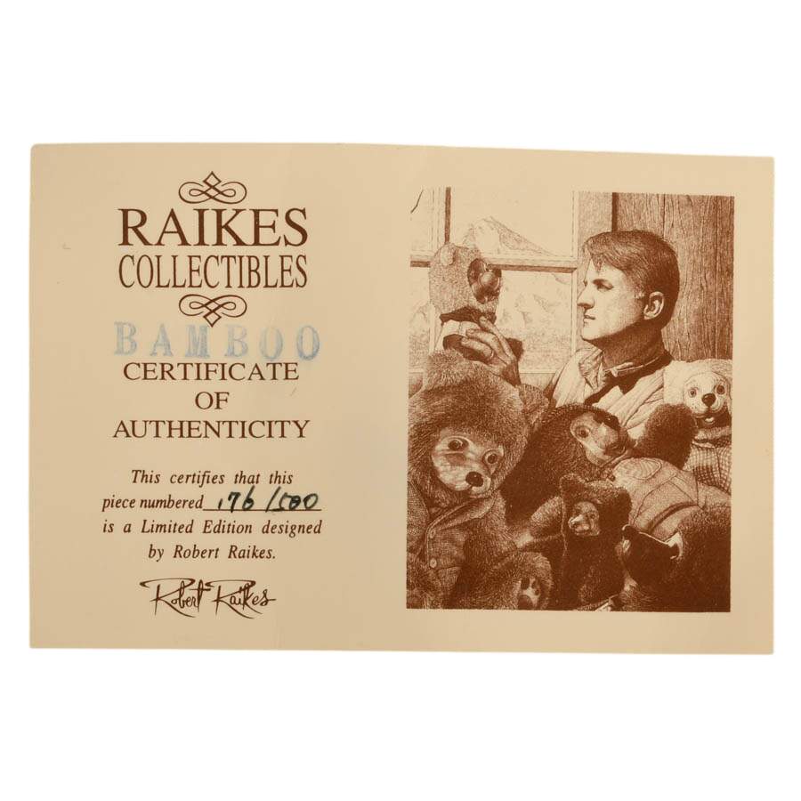 Signed and Numbered 176/500 Robert Raikes "Bamboo" Miniature Figurine-14