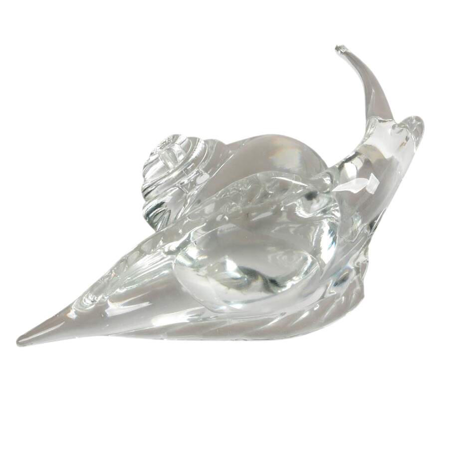 Murano-Style Hand Blown Art Glass Snail Sculpture-5