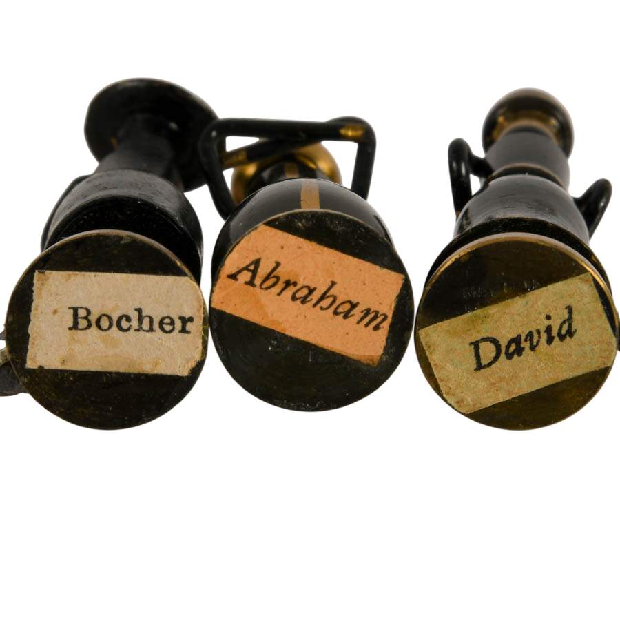 Set of Three Hans Teppich Brass Biblical Male Figurines-10