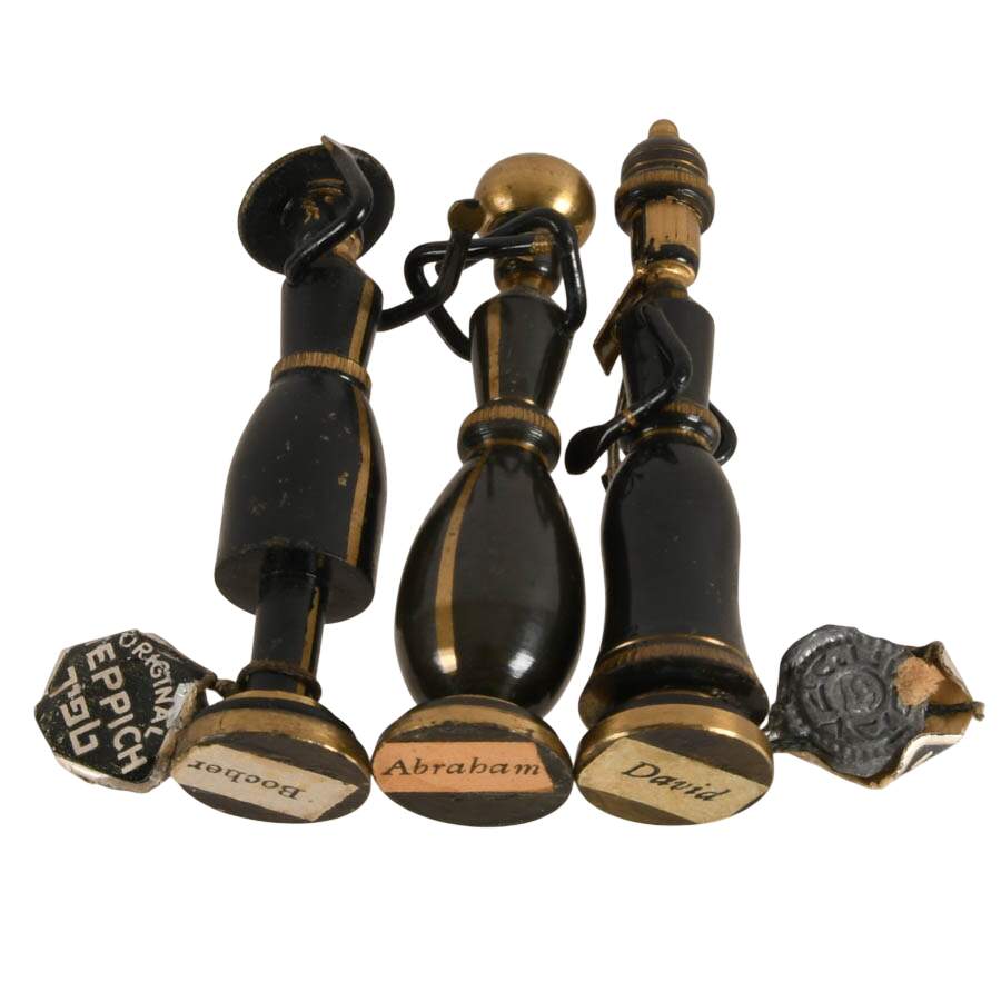 Set of Three Hans Teppich Brass Biblical Male Figurines-9