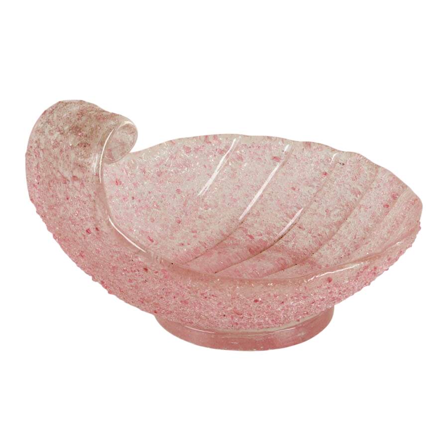 Mid-Century Modern Fratelli Toso Murano Glass Shell Bowl-5