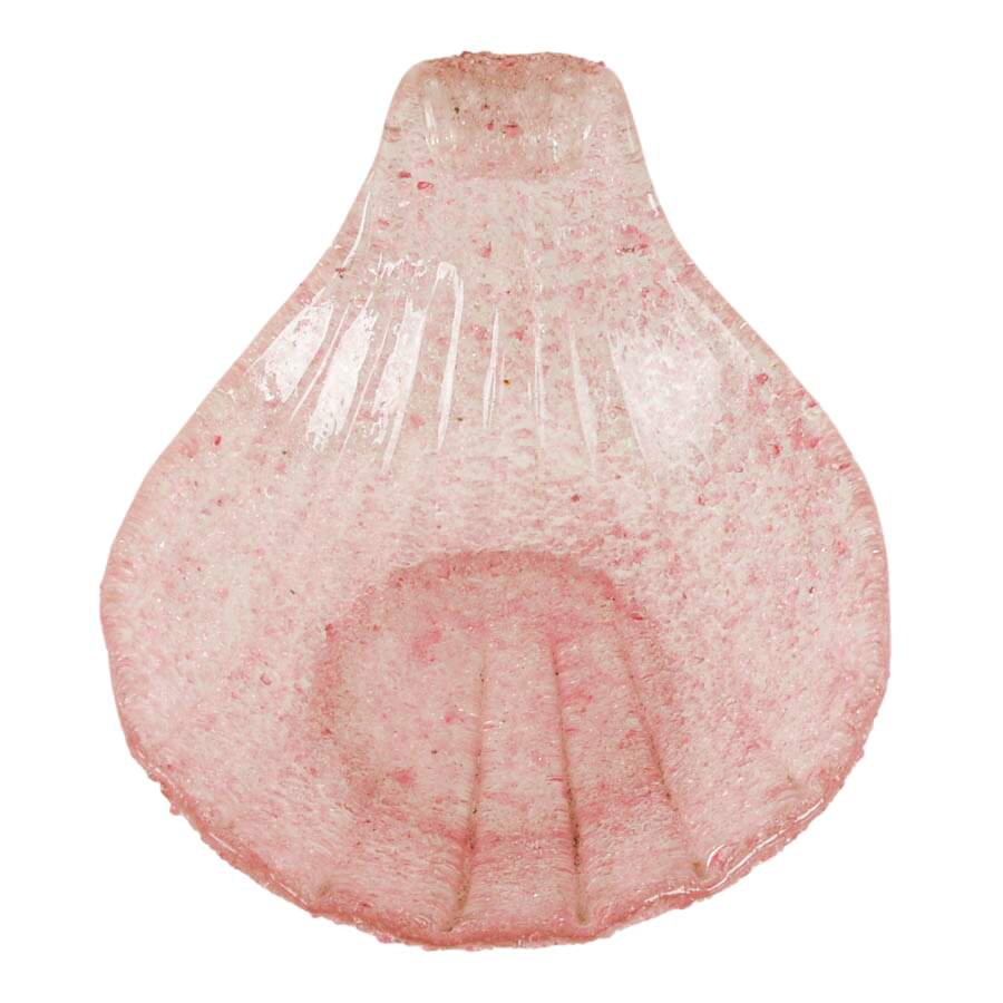 Mid-Century Modern Fratelli Toso Murano Glass Shell Bowl-2