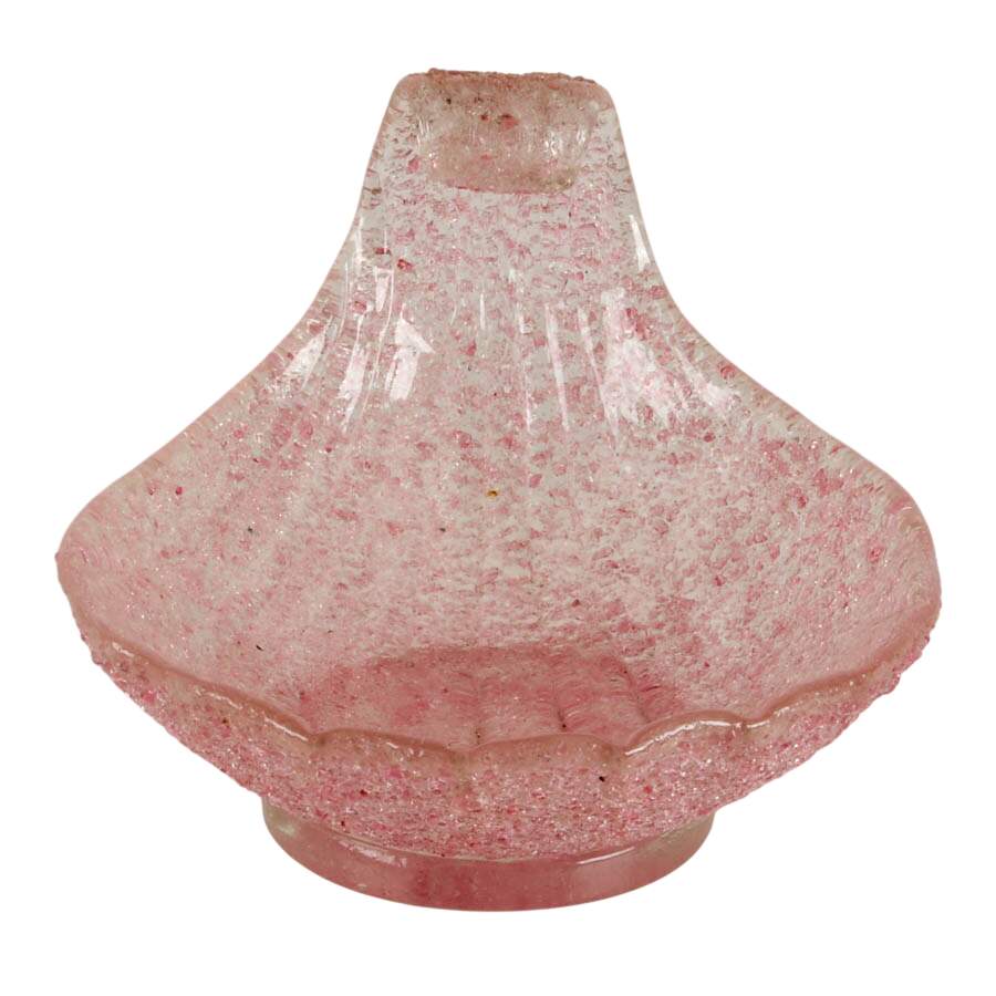 Mid-Century Modern Fratelli Toso Murano Glass Shell Bowl-1