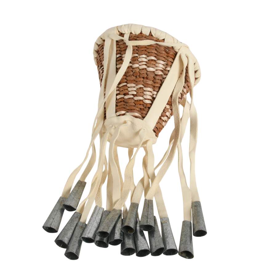 Handmade Apache Burden Basket by Billy Jean King-7