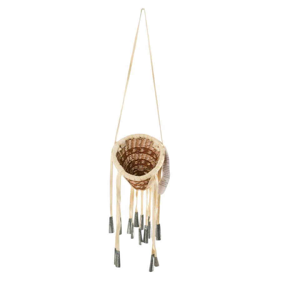 Handmade Apache Burden Basket by Billy Jean King-1