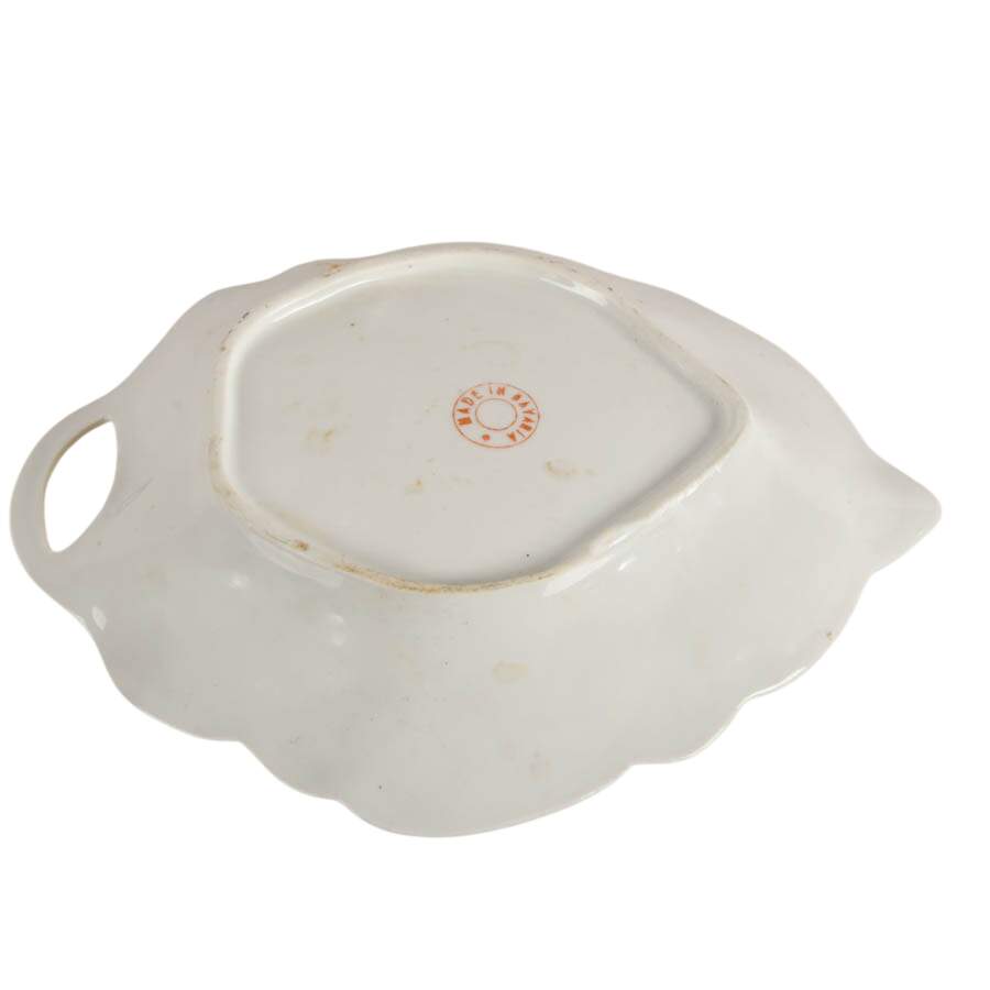 Antique Bavarian Leaf Dish-6