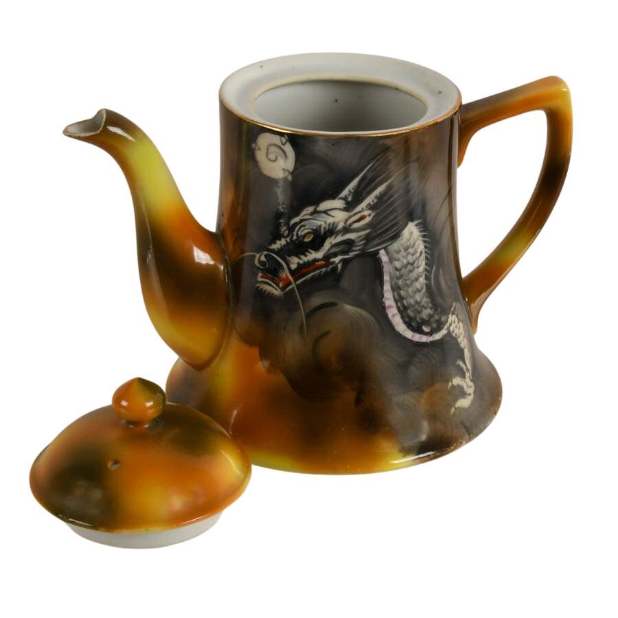 Three-Piece Asian Export Dragon Gift Set-6