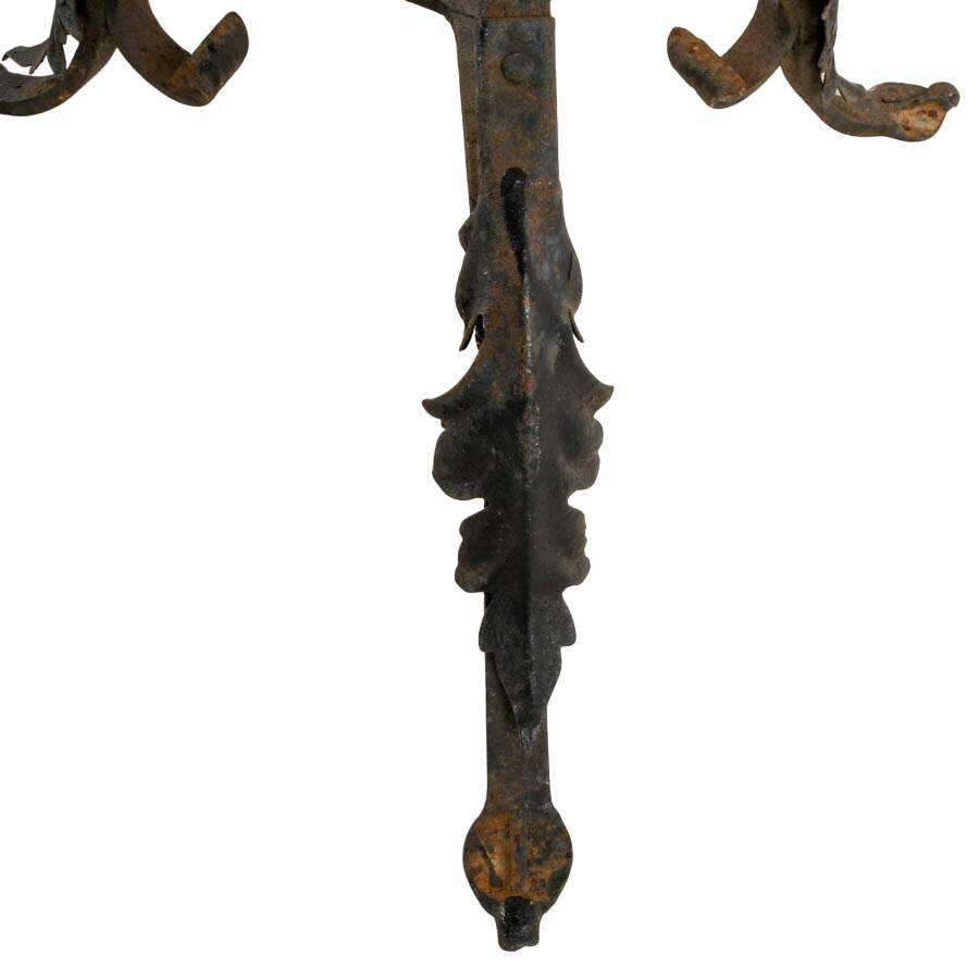 Early 20th Century Wrought Iron Plant Stand-7