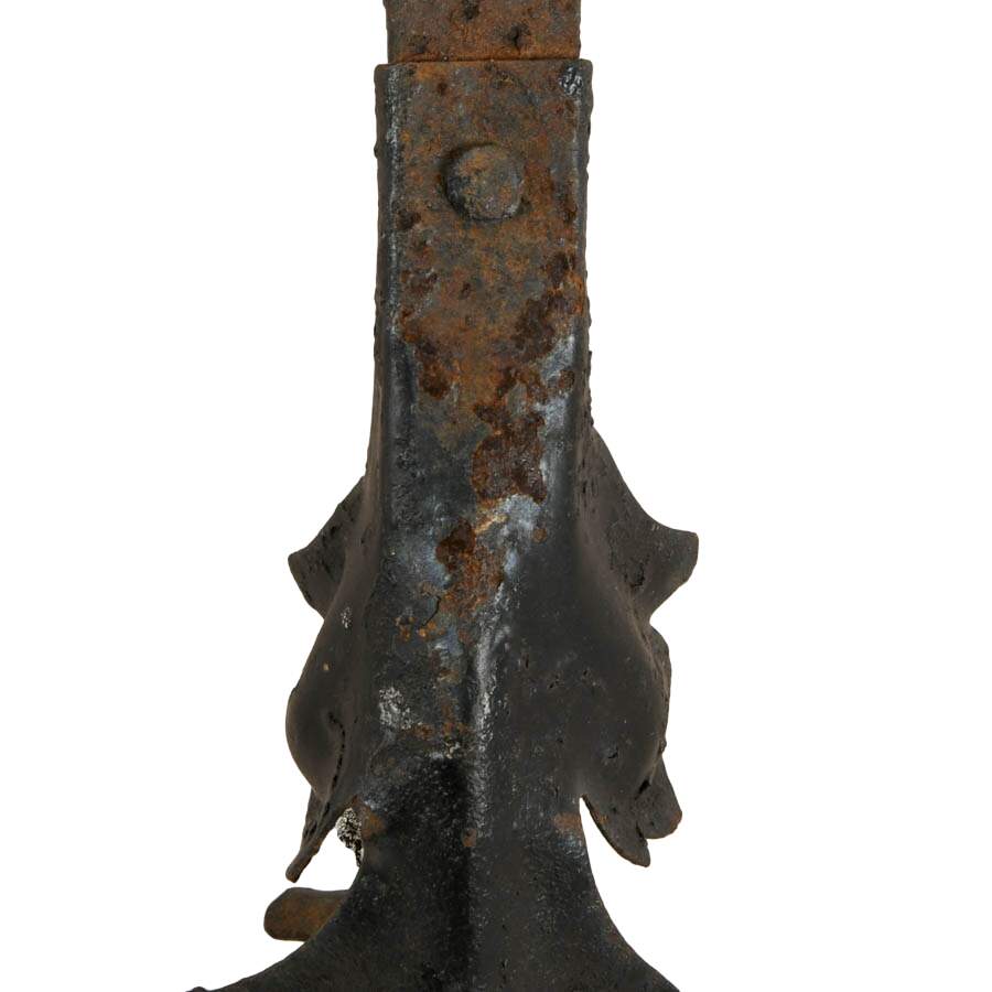 Early 20th Century Wrought Iron Plant Stand-6