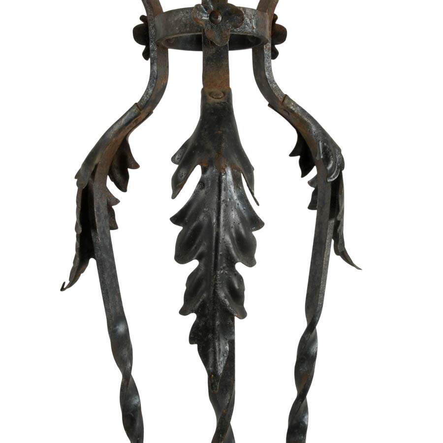 Early 20th Century Wrought Iron Plant Stand-4