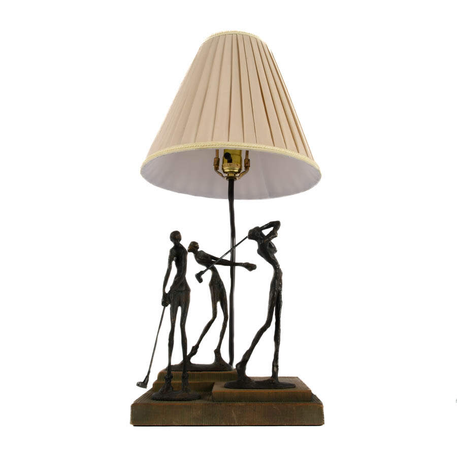 Frederick Cooper Bronze Golf Swing Table Lamp-5