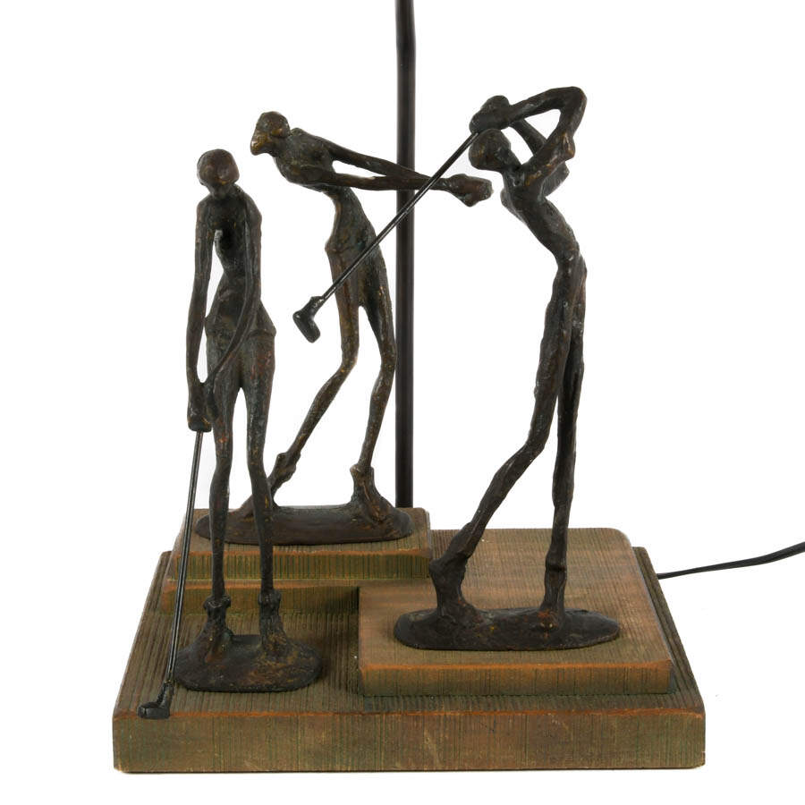 Frederick Cooper Bronze Golf Swing Table Lamp-3