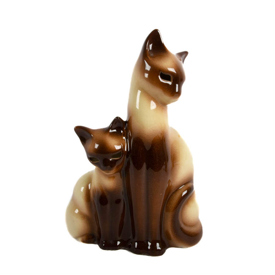 Pair of Mid-Century Modern Kron Siamese Kitten TV Lamps-5