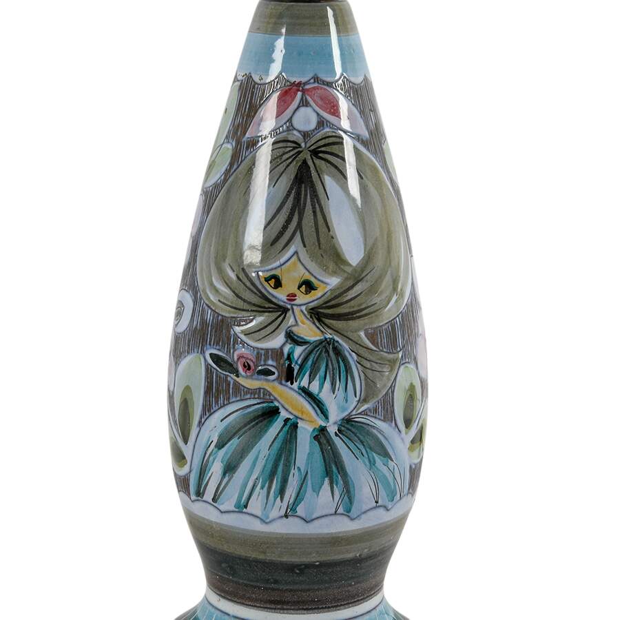 Mid-Century Modern Aneta Swedish Pottery Table Lamp-5
