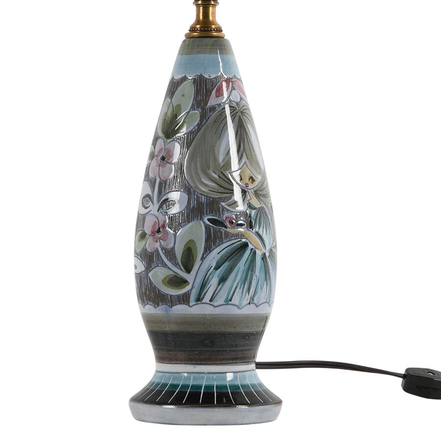 Mid-Century Modern Aneta Swedish Pottery Table Lamp-4