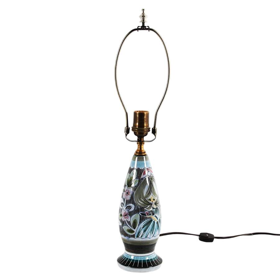 Mid-Century Modern Aneta Swedish Pottery Table Lamp-1