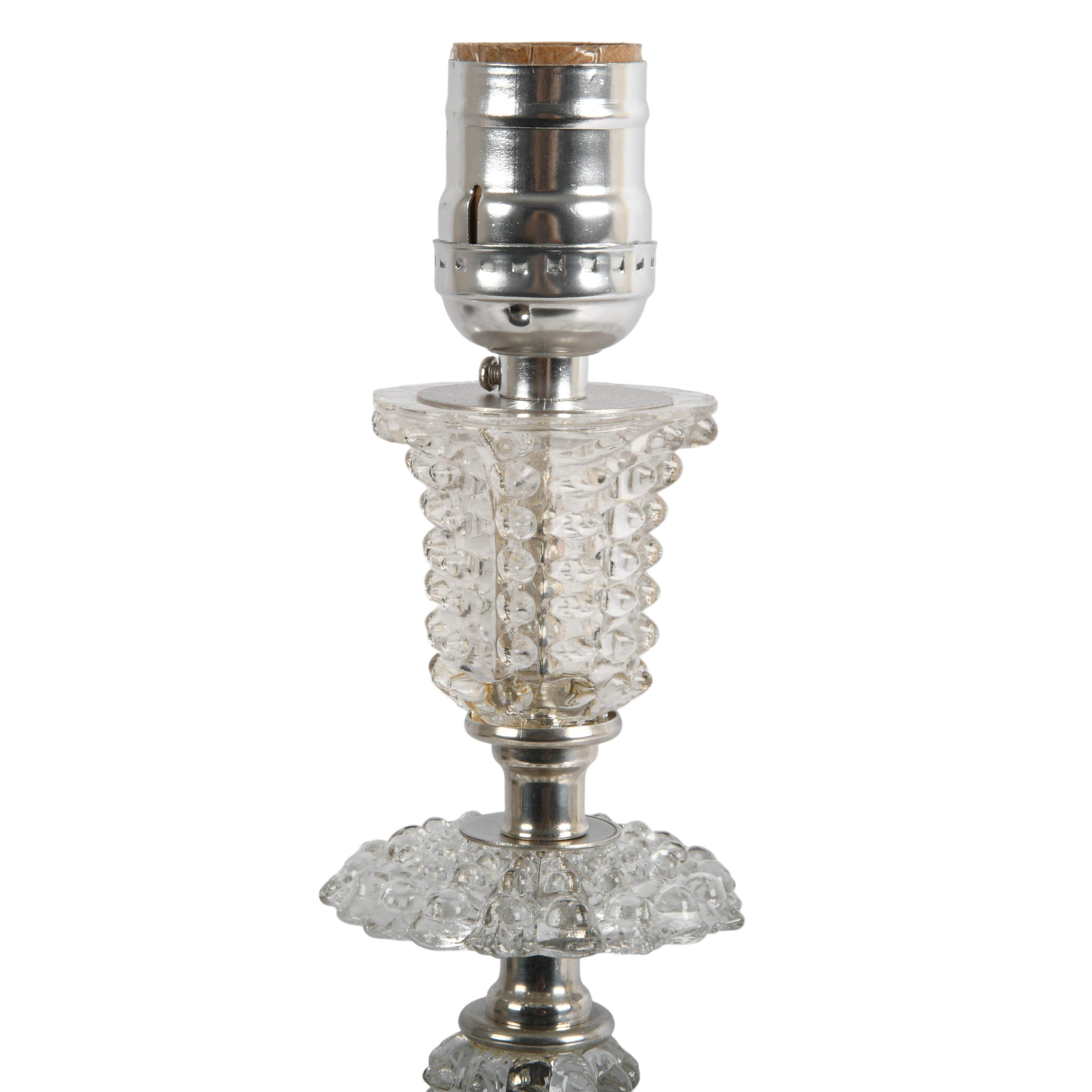 Pair of Pressed Crystal Boudoir Lamps-4