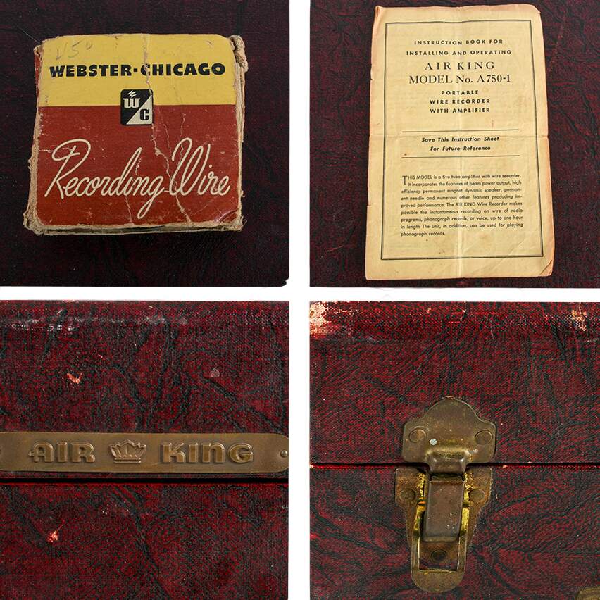 Antique Air King Record-Recorder Player A750-5