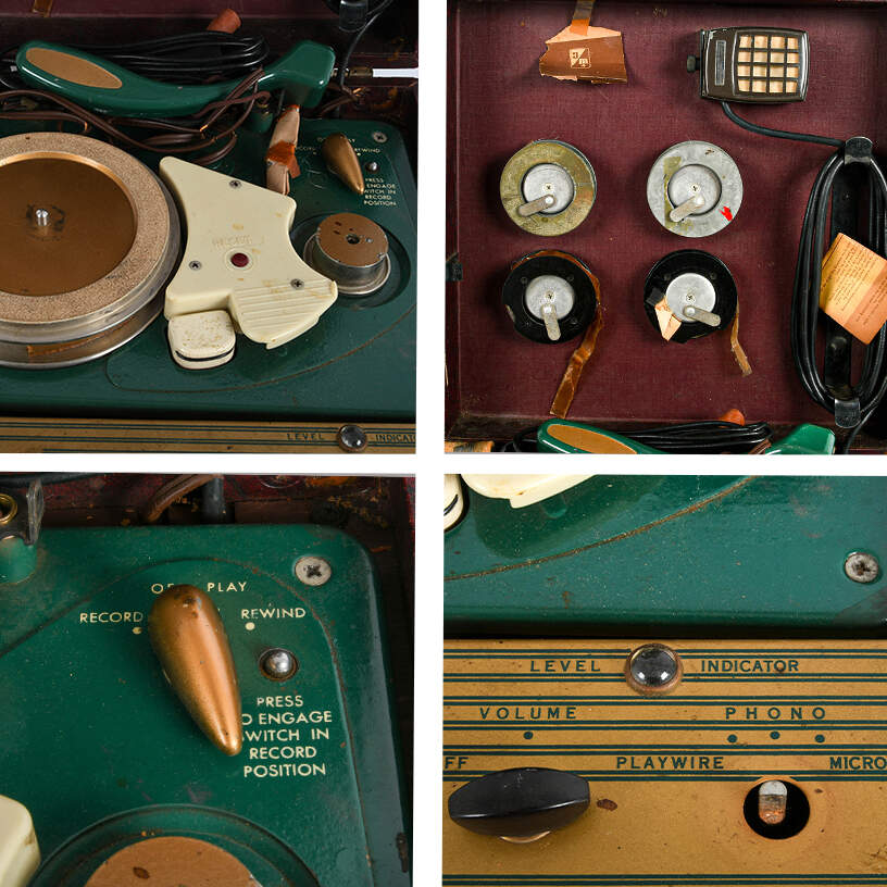 Antique Air King Record-Recorder Player A750-2