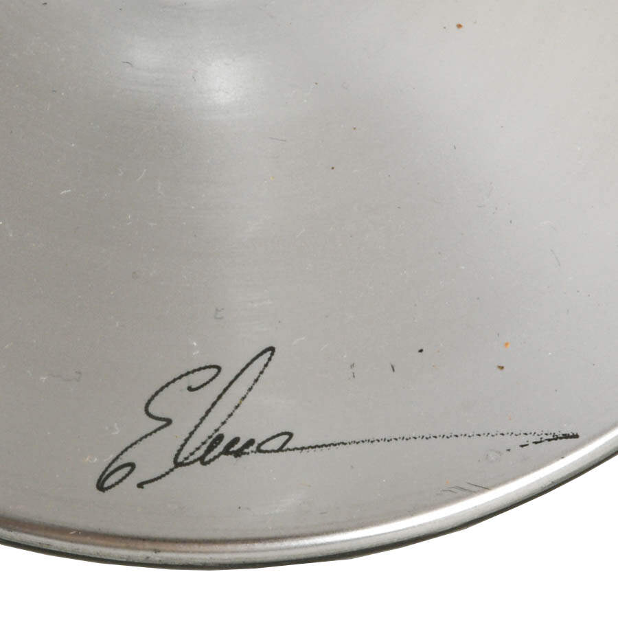 Signed Elena Graure Manta Silver Finish Perfume Bottle-5