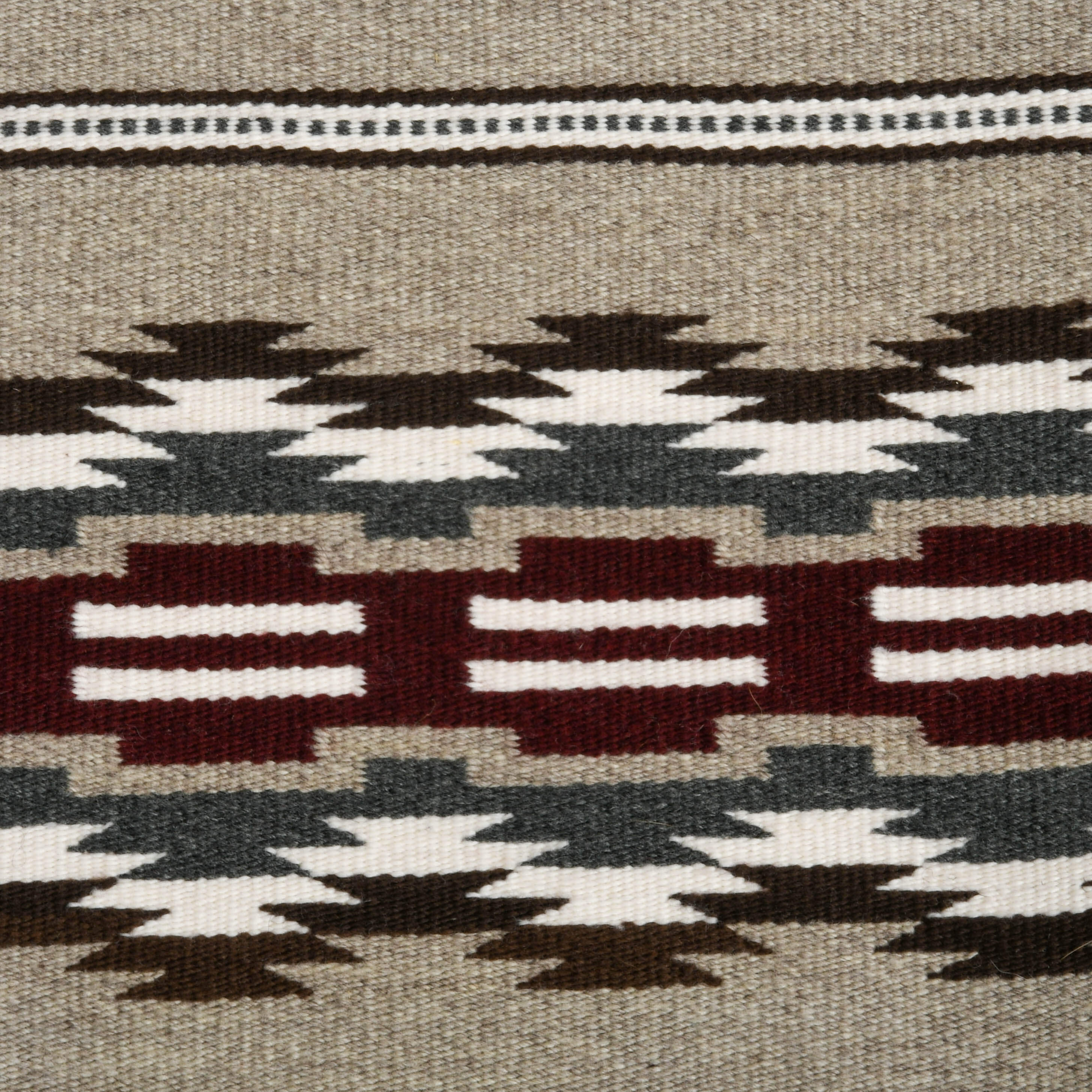 New Mexican Hand-Woven Navajo Wool Rug-3