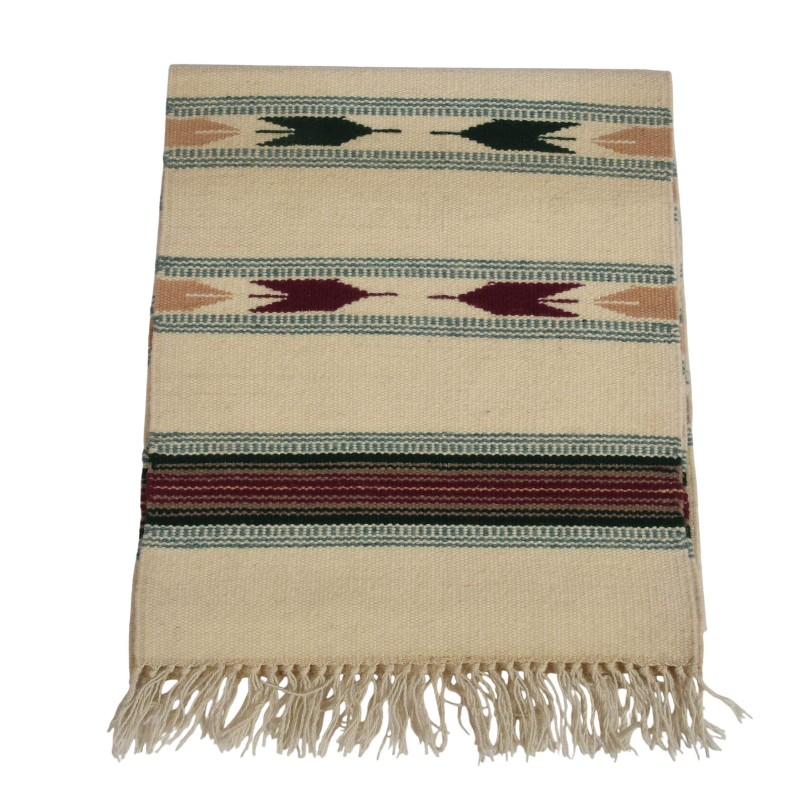 Native Hand-Woven Wool Runner Rug-4