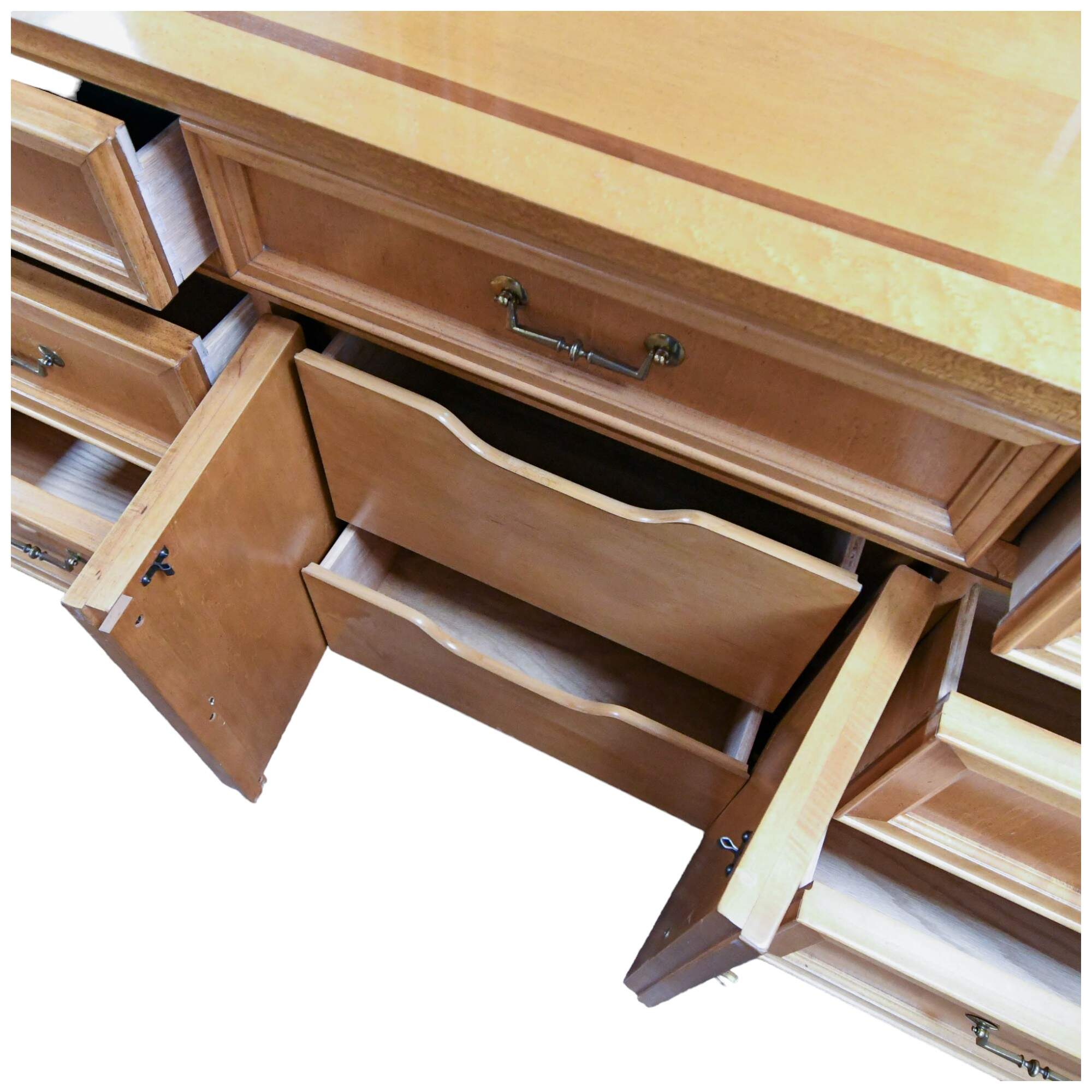 Vintage Stanley Furniture Art Deco Style 6-Piece Bedroom Set-13