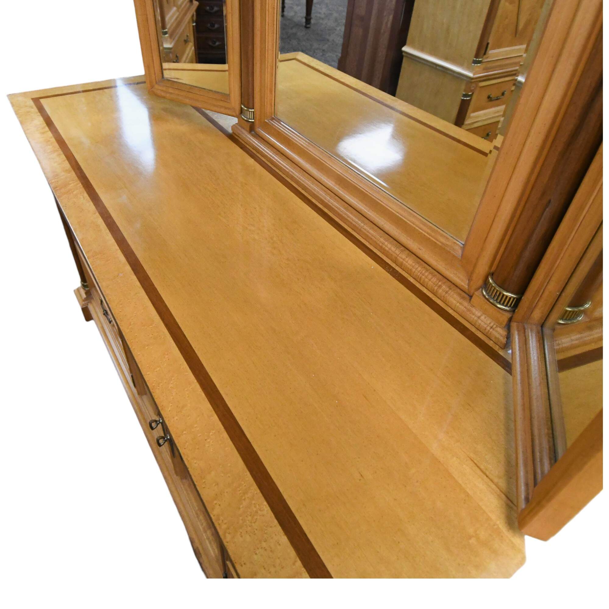 Vintage Stanley Furniture Art Deco Style 6-Piece Bedroom Set-12