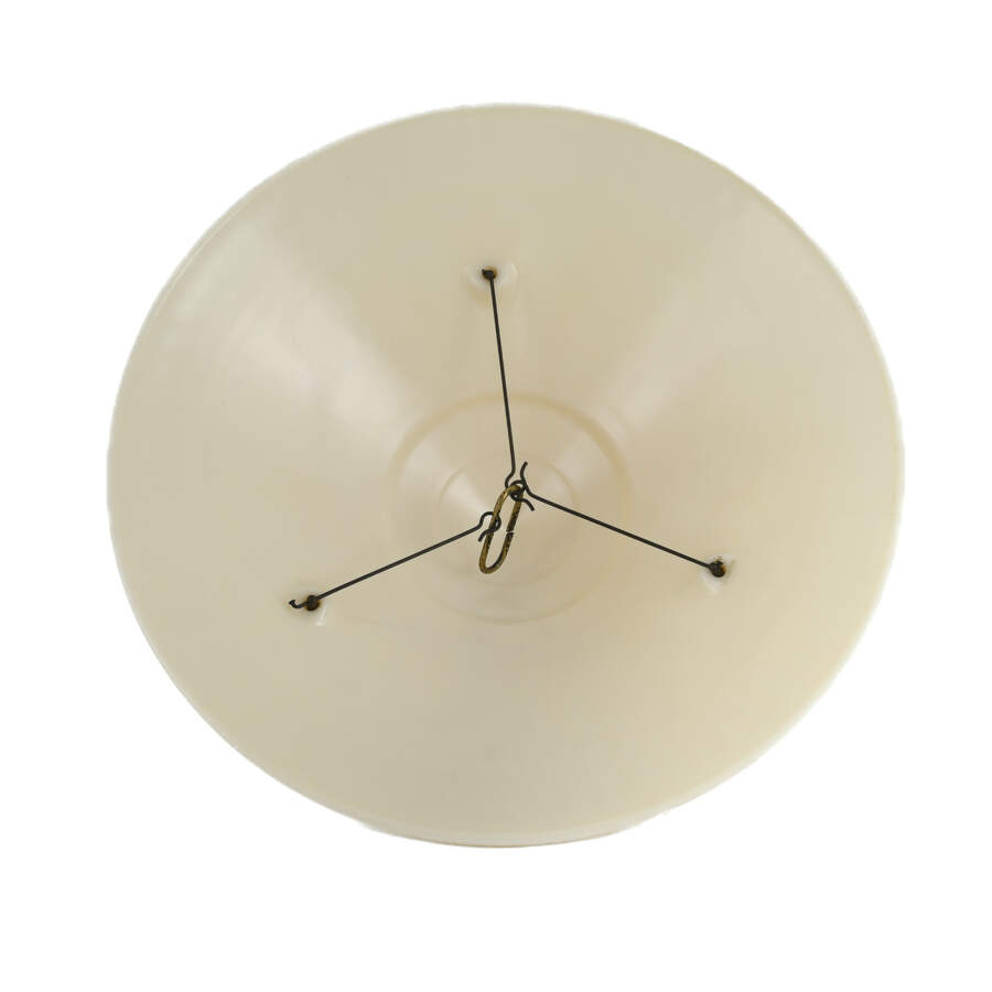 Art Deco Custard Uranium Glass Hanging Ceiling Light-2