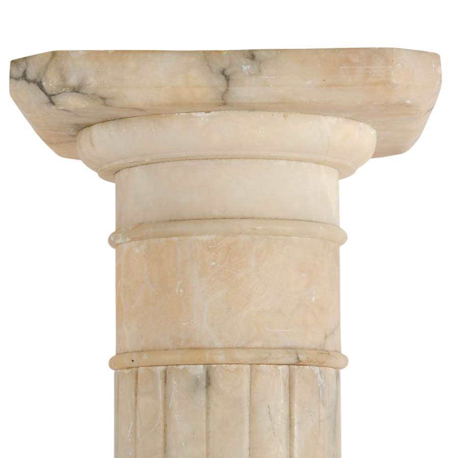 Antique Grand Tour Italian Alabaster Column-6