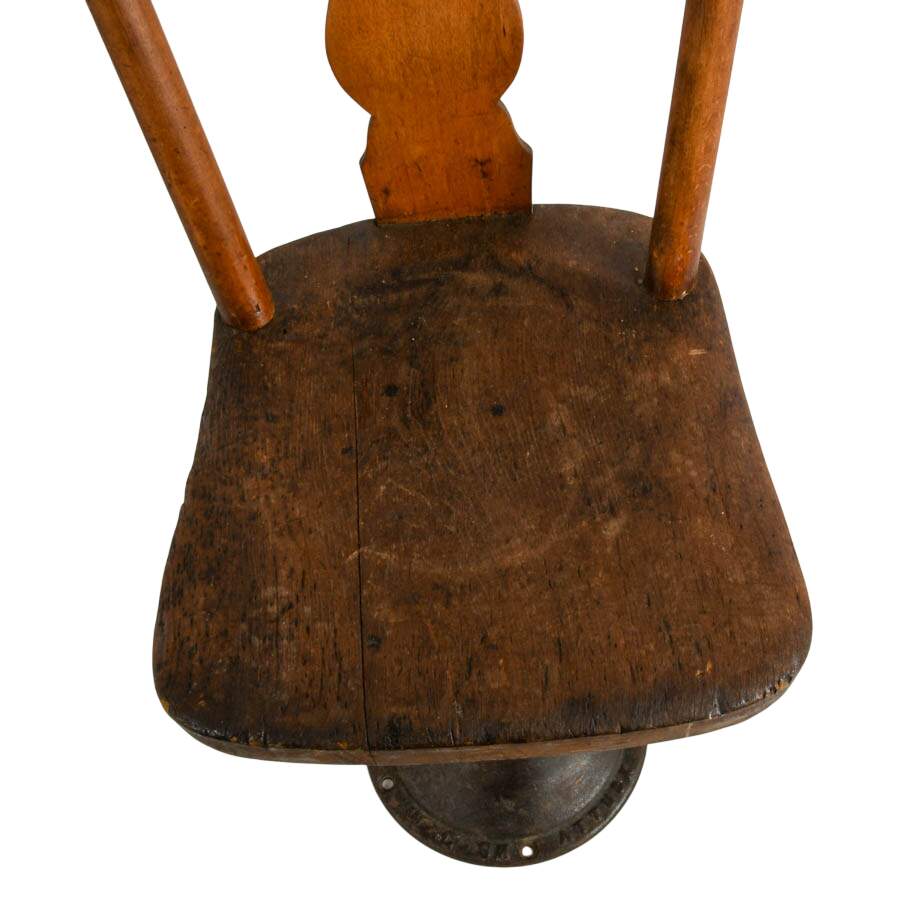 Antique Child's School Chair-4